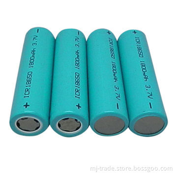 UL-/CE-certified 18650 primary lithium batteries, 1800mAh for power bank, MP3